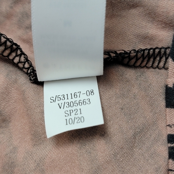 Athleta Brown/Black Santorini Thera Print Fit And Flare Dress Sz M NEW - Picture 15 of 15